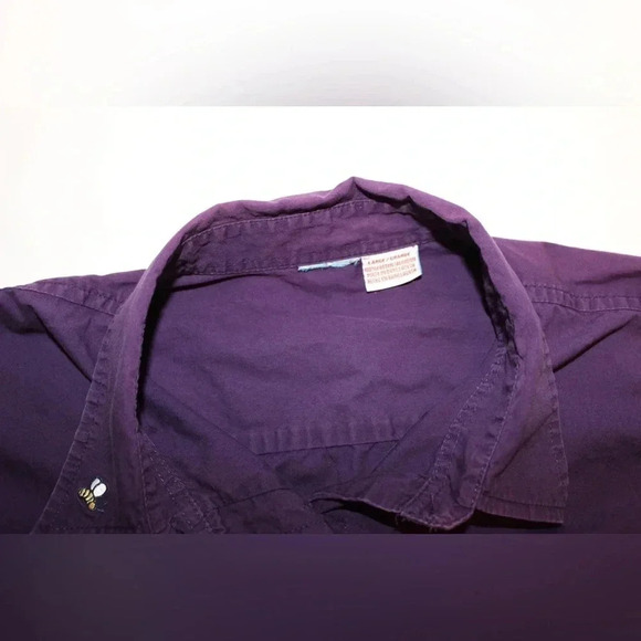 Women’s Disney Winnie the Pooh 100 Acre Woods Friendship Long Sleeve Button Up L - Picture 11 of 16